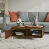  Stolić za kavu smeđa boja hrasta 90x60x35 cm konstruirano drvo | Eponuda.ba