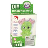  DIY set za izradu privjesaka zeleni i rozi jelen Slike