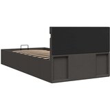  Hidraulični okvir za krevet od tkanine LED tamnosivi 90x200 cm | shoptok.hr