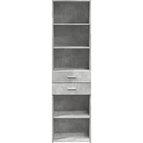  Visoka komoda boja hrasta 50x42,5x185 cm od konstruiranog drva | shoptok.hr