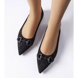 Gemre Black pointed-toe ballet flats Aimé | shoptok.hr