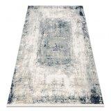 RugsX DISTIN 0845A bela / mornarsko modra / modra moderna preproga - Abstrakcija, okvir, vintage, resice 80x150 cm, (21990485) | Shoptok.si