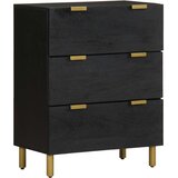  Komoda crna 60 x 33 x 75 cm konstruirano drvo | shoptok.hr