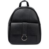 Shelvt Black women's eco leather backpack Cene