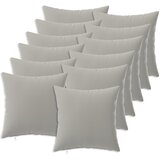  Presvlaka za jastuk 12 pcs HEERLEN Siva 40 x 40 cm Poliester | shoptok.hr