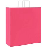  Papirnate vrećice 250 kom s ručkama ružičaste 45x17x48 cm | shoptok.hr
