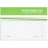 NARODNE NOVINE-UT VI-10 PUTNI RADNI LIST ZA PUTNIČKO MOTORNO VOZILO; Blok 2 x 50 listova, 29,7 x 21 cm | shoptok.hr