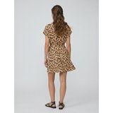 Sinsay Viskozna mini haljina s pojasom s leopard uzorkom | shoptok.hr