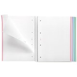 MiquelRius Kolegij blok A4 70g 120L spiralni crte Aurora polypropylene west bay MR4258 | shoptok.hr
