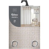 Douceur d intérieur Bela/bež zavesa iz mešanice bombaža 140x240 cm Milano – | Shoptok.si