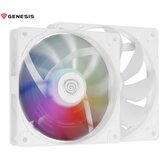 Genesis Ventilatorji za računalnik/ohišje OXAL 120 ARGB, 120mm velikost, do 1450 RPM, bel, (5000328464) | Shoptok.si