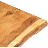 Stolna ploča od masivnog bagremovog drva 100 x (50-60) x 3,8 cm | shoptok.hr