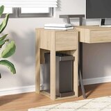 vidaXL Računalniški stolp s predalom sonoma hrast 30x44x74 cm | Shoptok.si