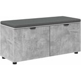  Klupa za hodnik s jastukom Betonsko Siva 100 x 38 x 46 cm | Eponuda.ba