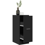 Ormarić za lijekove crni 30x41x77,5 cm konstruirano drvo | shoptok.hr