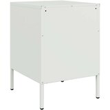 vidaXL Nočna omarica bela 36x39x50,5 cm jeklo | Shoptok.si