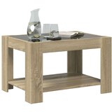  Stolić za kavu LED boja hrasta 73x53x45 cm konstruirano drvo | shoptok.hr