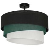  Duolla - Plafonski luster TRIO 1xE27/15W/230V prečnik 45 cm crna/zelena/bela | Eponuda.com