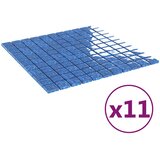 Mosaic keramika 11 pcs Plava 50 x 50 cm Stakl | shoptok.hr