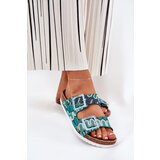 S. BARSKI Women's Slippers With Buckles And Glitter S.Barski | Shoptok.si