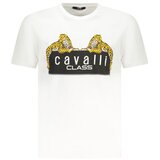 Cavalli Class Muška Majica Kratkih Rukava Bijela | shoptok.hr