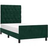  Okvir za krevet bez madraca tamnozeleni 80 x 200 cm baršunasti | shoptok.hr