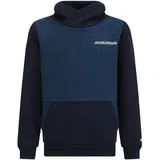 WE Fashion Sweater majica mornarsko plava / tamno plava / bijela