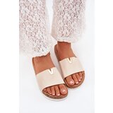 Boto Women&#039;s sandals on cork platform with decorative detail beige Vessira | ePonuda.com