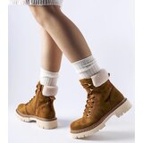 Gemre Brown insulated women's winter boots Bassano | Shoptok.si