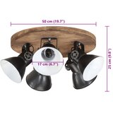  Stropna svjetiljka 25 W crna 50 x 50 x 25 cm E27 | shoptok.hr