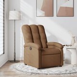 Maison Chic Naslanjač - Relax naslanjač iz rjavega blaga, (22062044) | Shoptok.si
