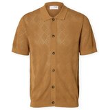 Selected Puloverji Arco Cardigan Polo - Chipmunk Kostanjeva | Shoptok.si