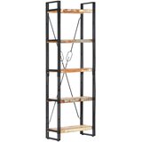 Police za knjige 5 razina 60x30x180 cm masivno obnovljeno drvo | shoptok.hr