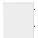  Stenski nočni omarici Bela visok sijaj 33 x 34,5 x 40 cm, (5000209647) | Shoptok.si