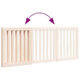  Vrata za pse Sklopiva 3 Panela 150 cm Drvo Topole | shoptok.hr