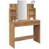  Toaletni stolić s ogledalom Artisan hrast 96x39x142 cm | shoptok.hr