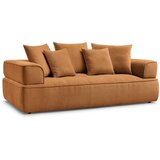 Bobochic Paris Gorčično rumena sedežna garnitura iz šenilje 237 cm Whesley – | Shoptok.si