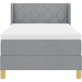  Krevet s opruga kutije Svijetlo siva 200 x 100 cm tkanina | shoptok.hr