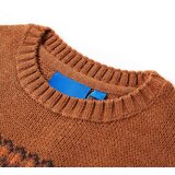 Dječji pulover pleteni boja konjaka 128 | shoptok.hr