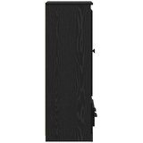  Highboard s ladicama 3 pcs Crni hrast Konstruirano drvo | shoptok.hr