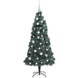 vidaXL Umetno božično drevo s svetili in kompletom krogel 150 cm | Shoptok.si