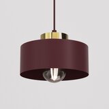 Viseći luster MARTI 1xE27/15W/230V bordo/zlatna | Eponuda.com