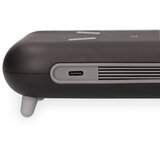 Ksix Retro alarm/budilica, bežični punjač, mjerač temperature, crni | shoptok.hr