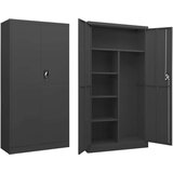 vidaXL omara s ključavnico antracitna 90x40x180 cm jeklo Cene