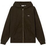 Obey Lowercase pigment zip hood Ružičasta Cijene