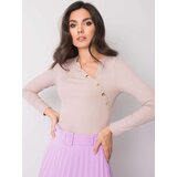 Och Bella Blouse-TW-BZ-OB007.20-beige | Shoptok.si