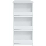 vidaXL Barski stol sa stalkom za pohranu bijeli 102x50x103,5cm iverica | shoptok.hr