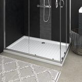  Podloga za tuširanje s točkicama bijela 80 x 120 x 4 cm ABS | shoptok.hr