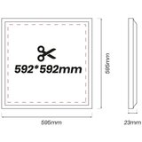  LED panel LED/48W/230V 4000K 60x60 cm | Eponuda.com