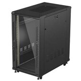Lanberg FF01-6022-12B rack cabinet 22U Freestanding rack Black | shoptok.hr